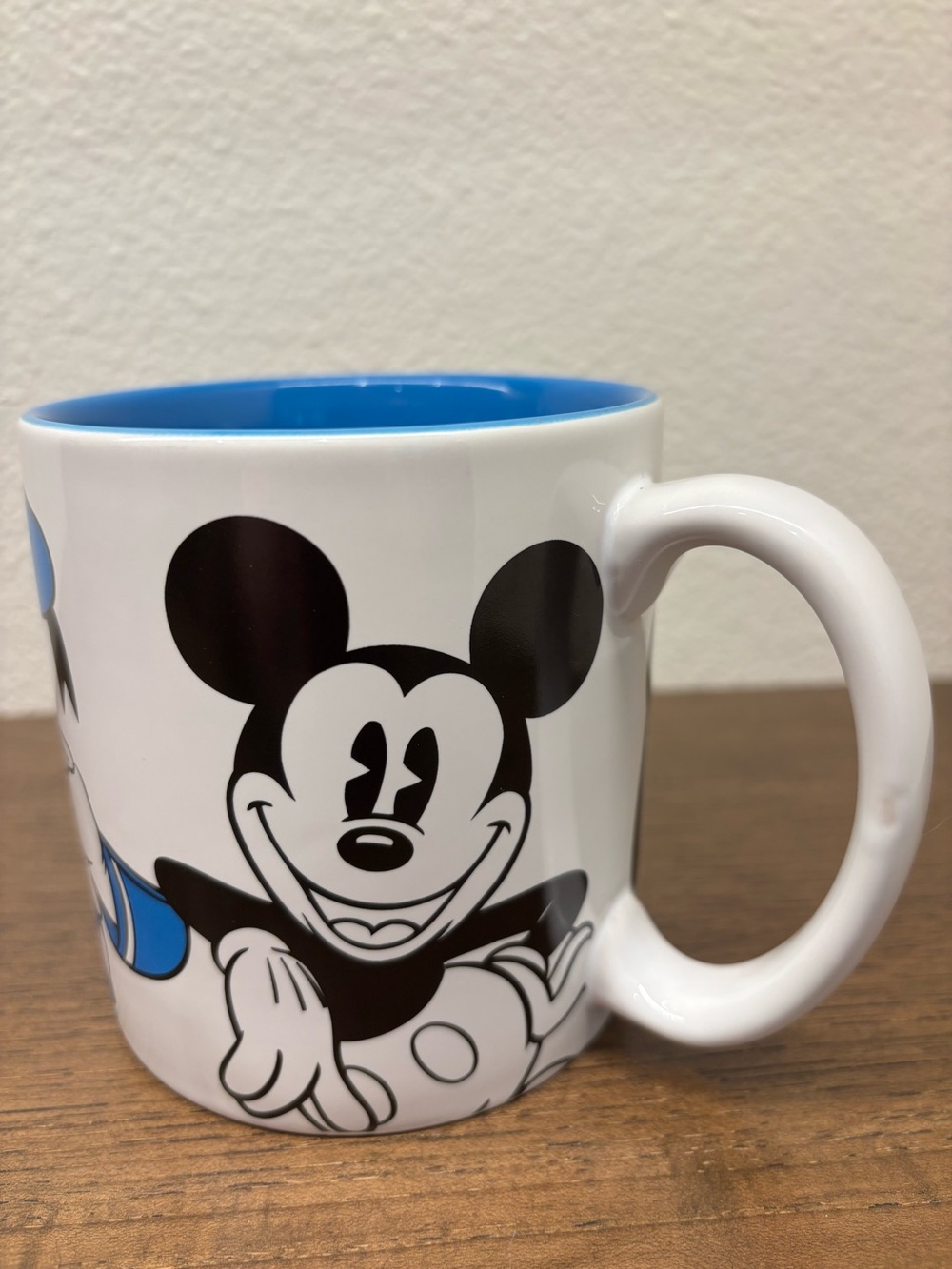 Disney White and Blue Mickey Mouse Fab Four Ceramic Mug